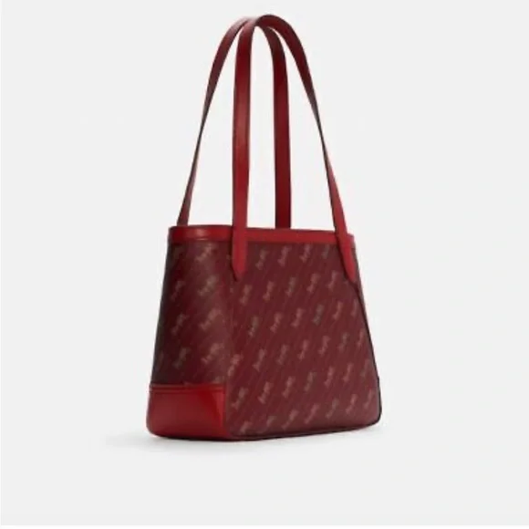 NEW Coach Horse and Carriage Tote 27 With Horse And Carriage Dot Print C4060 - Picture 6 of 13
